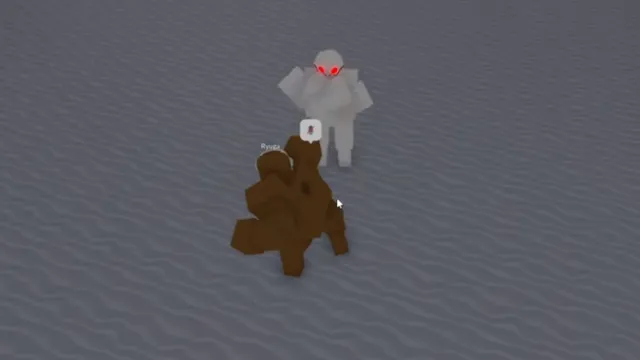 Image of Fishbone fighting in roblox type soul