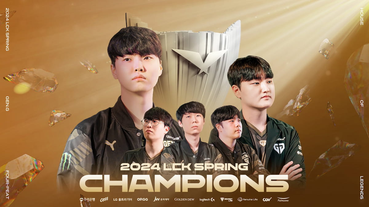 Gen.G make history to become first LCK team to win four splits in a row