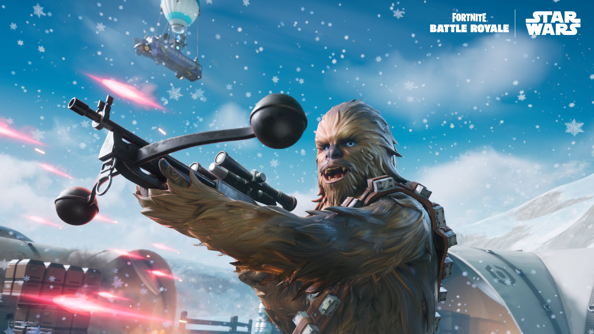 Star Wars Fortnite BR teaser confirms Chewbacca and his signature