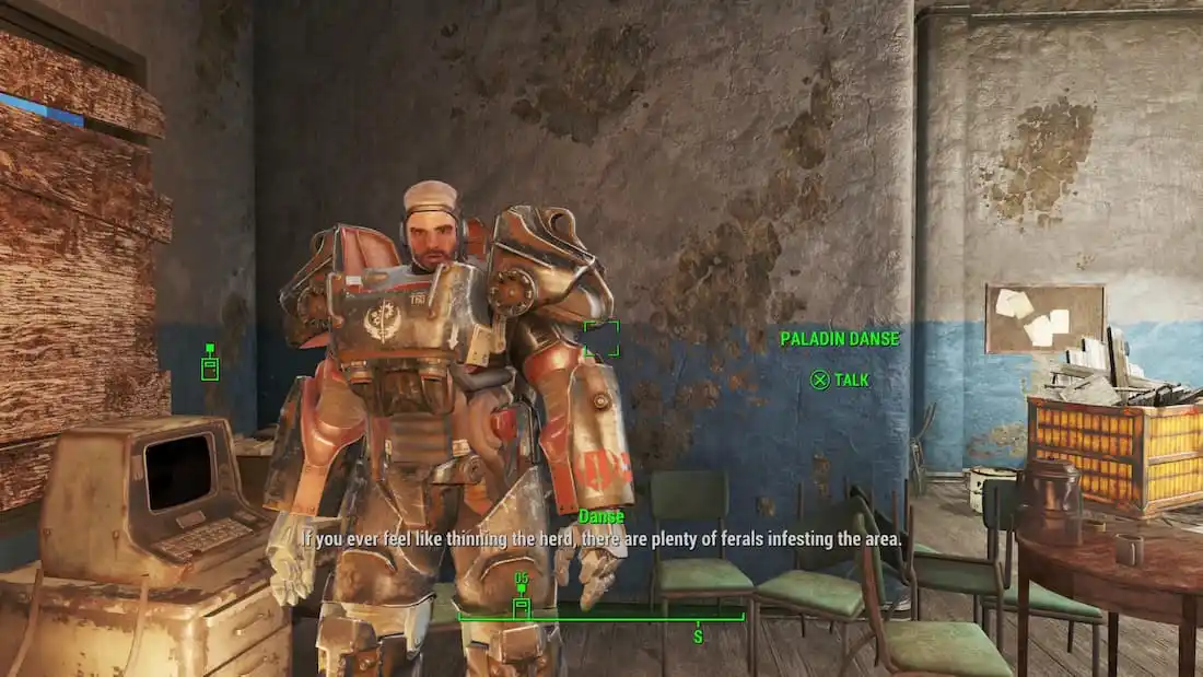 An image of Paladin Danse from Fallout 4