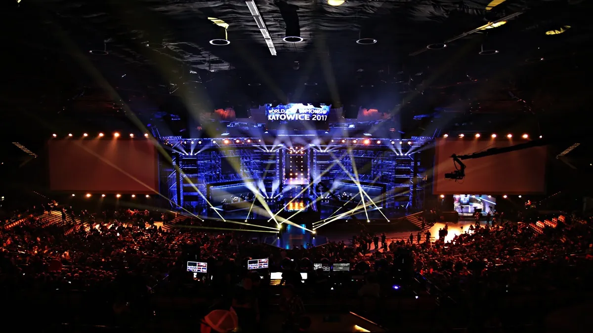 The Spodak Arena hosting the Intel Extreme Masters Season XI.