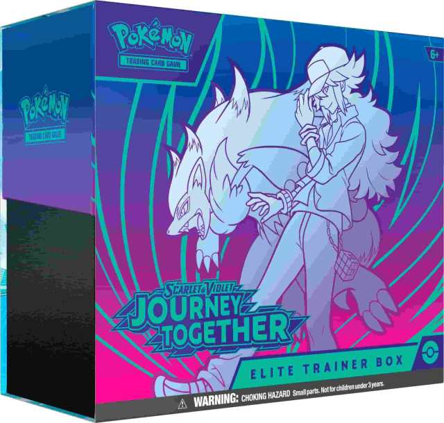 An Elite Trainer Box for the Journey Together Pokemon set.