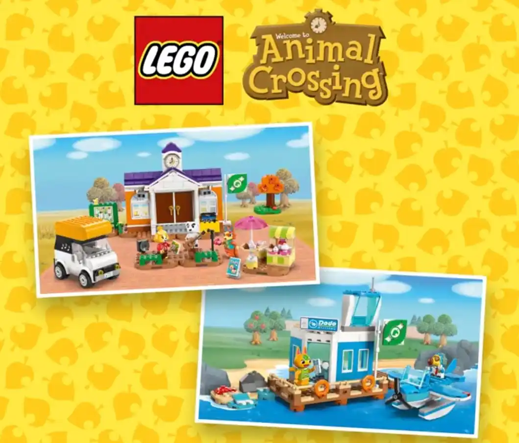 A preview of new LEGO Animal Crossing sets.