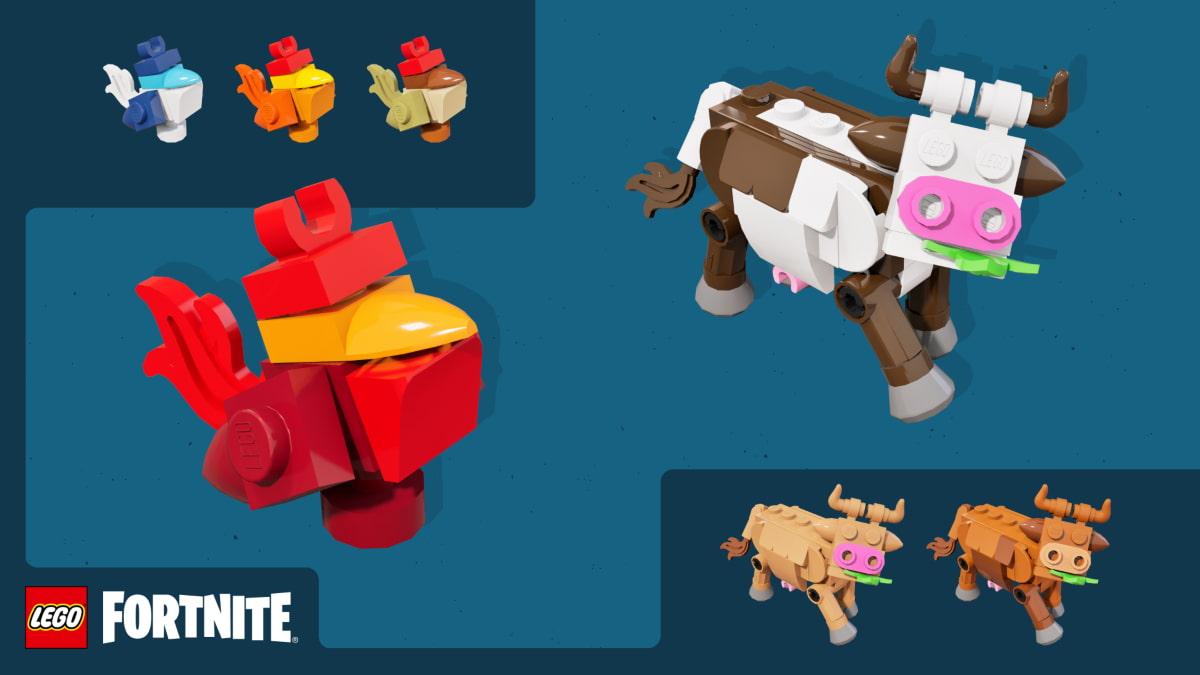 Примечания к обновлению LEGO Fortnite Farm Friends v23.30: домики для животных, медведи и многое другое