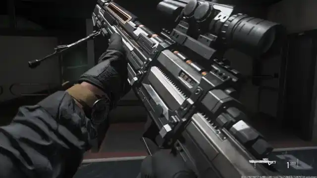 The MORS sniper weapon preview in MW3.