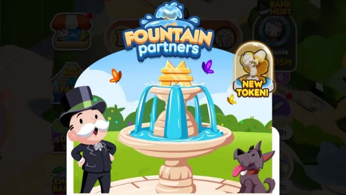 Fountain Partners cover in Monopoly GO