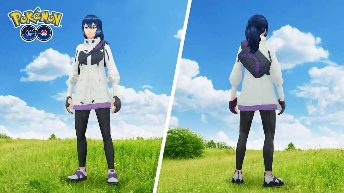 Pokemon Go Avatar showing off an outfit.