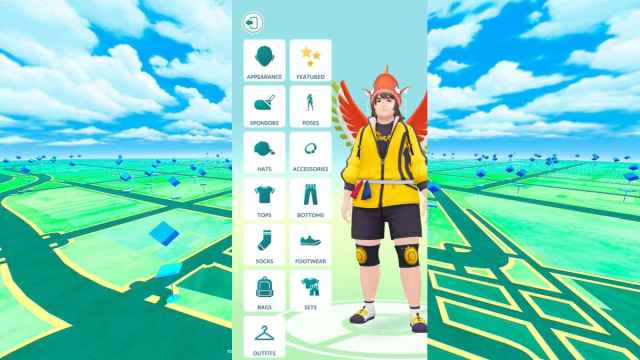 Pokemon Go Avatar Style tab.