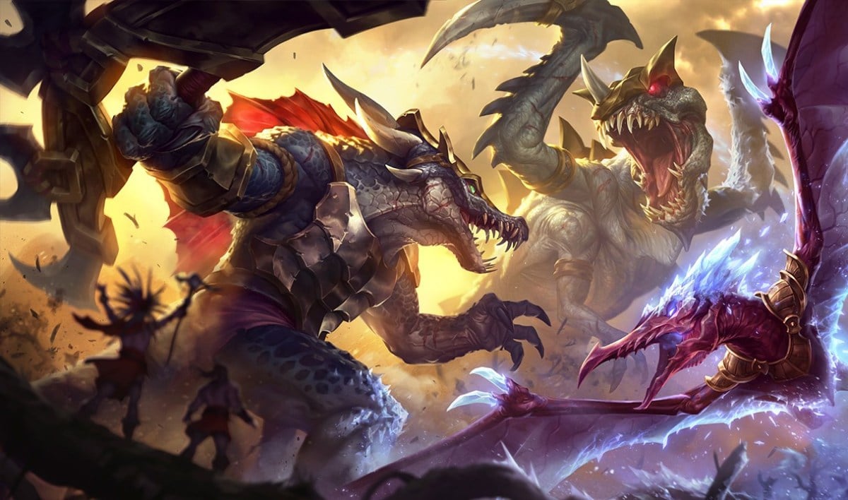 Prehistoric Cho'Gath from League of Legends