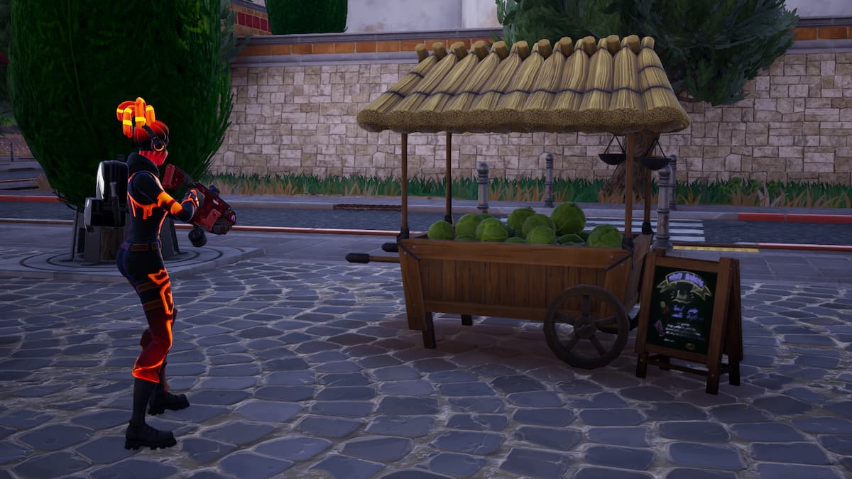 Cabbage Cart are located everywhere on the Fortnite with the Avatar Collaboration