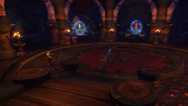 The Shattrath City and Caverns of Time Horde Orgrimmar portals in WoW