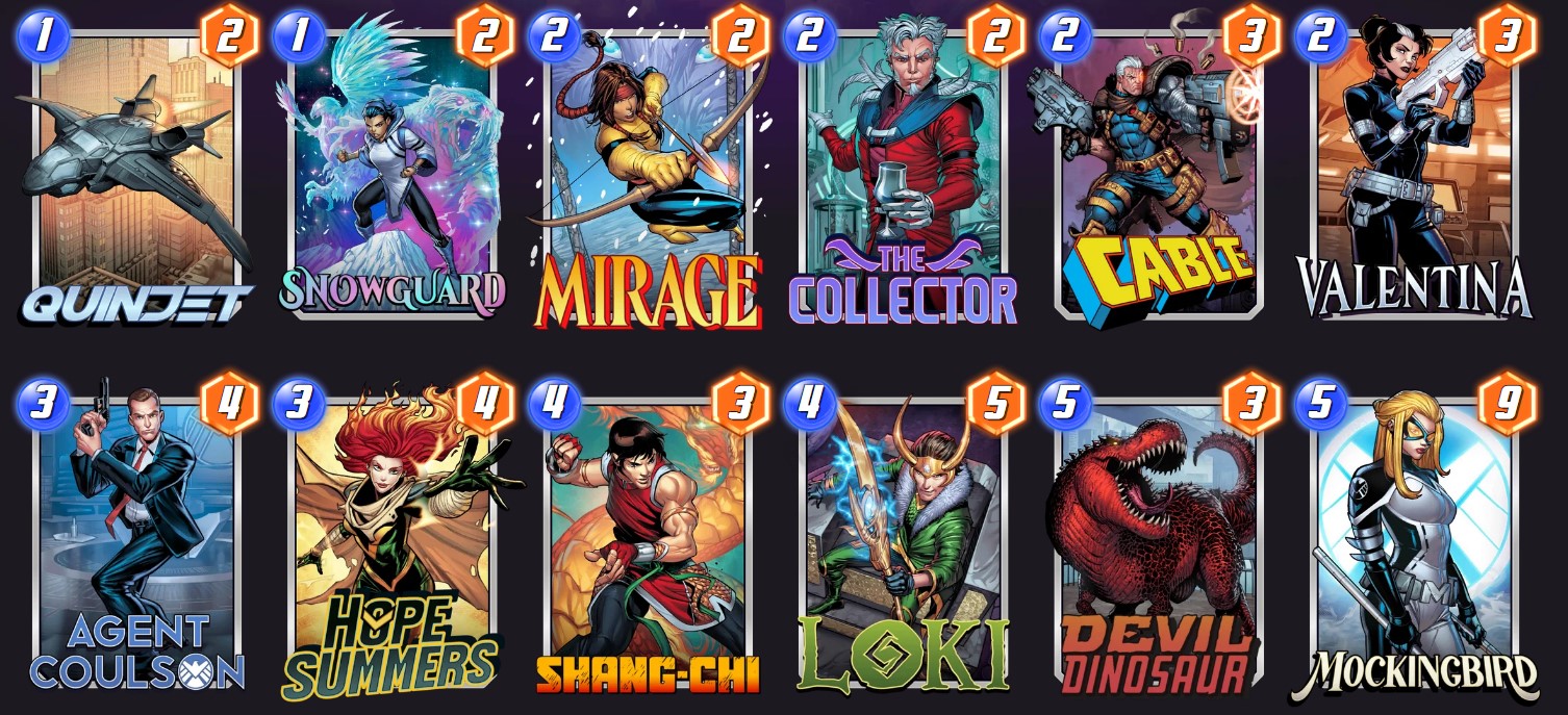 Best Valentina decks in Marvel Snap