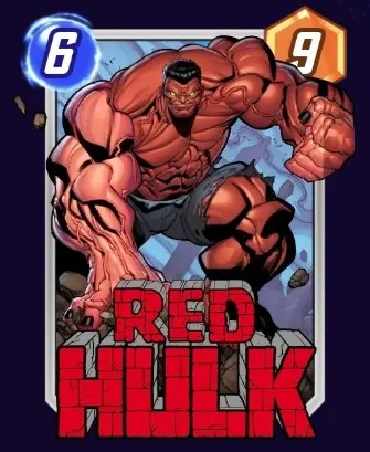 Marvel Snap Red Hulk card