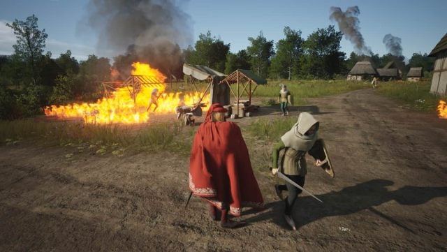 Bandits are notorious for looting and setting your village on fire in Manor Lords.