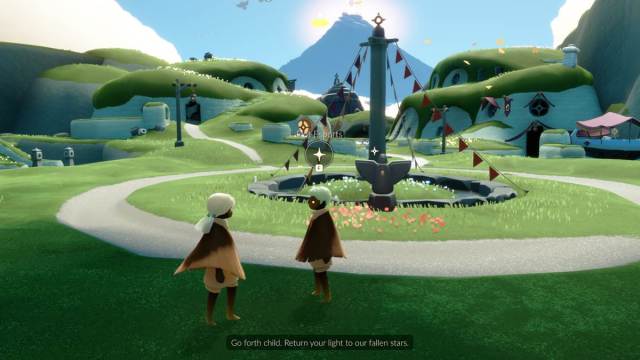Playing with a friend in Sky: Children of the Light