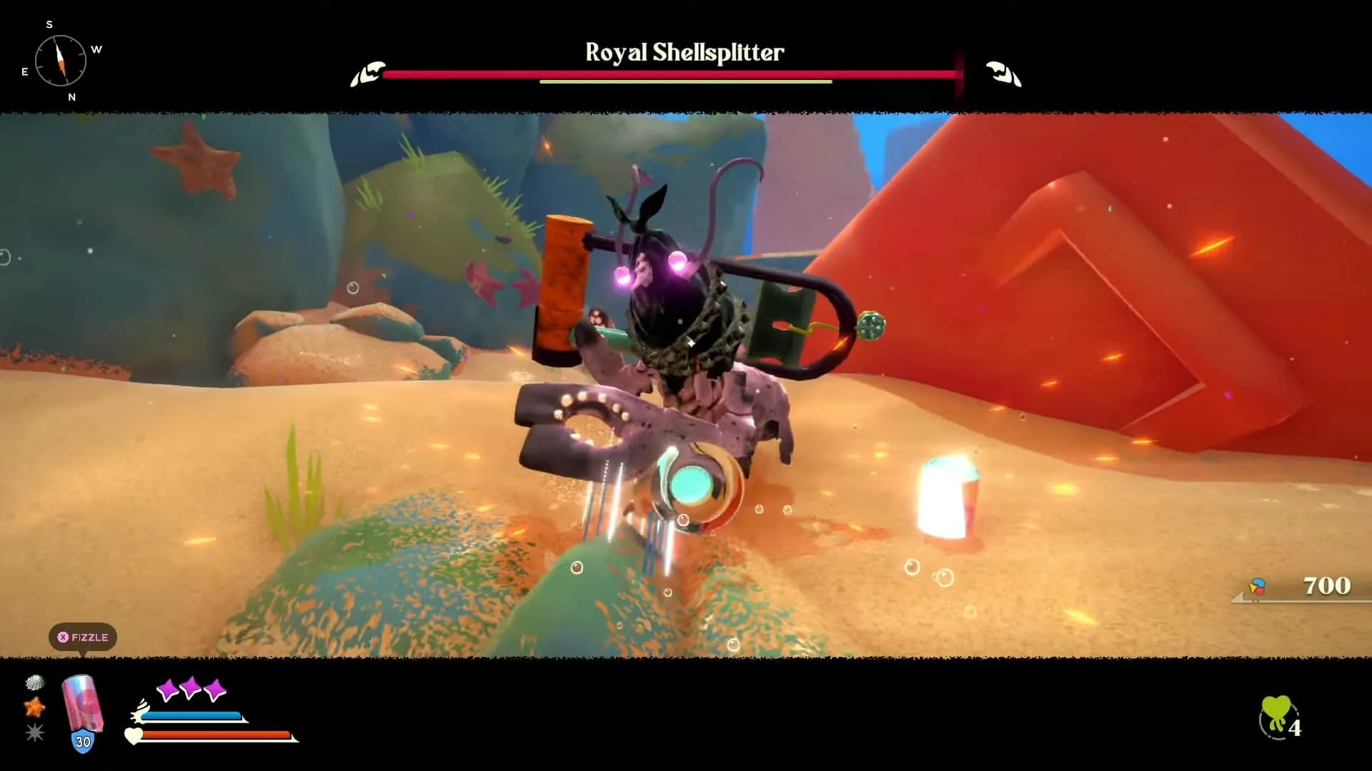 The Royal Shellsplitter in Another's Crab Treasure is an optional boss.