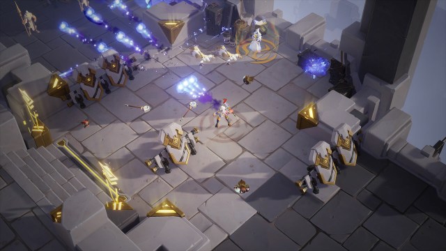 A battle scene from Torchlight: Infinite