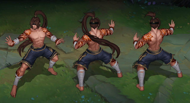 Lee Sin's Traditional cosmetic after the ASU.
