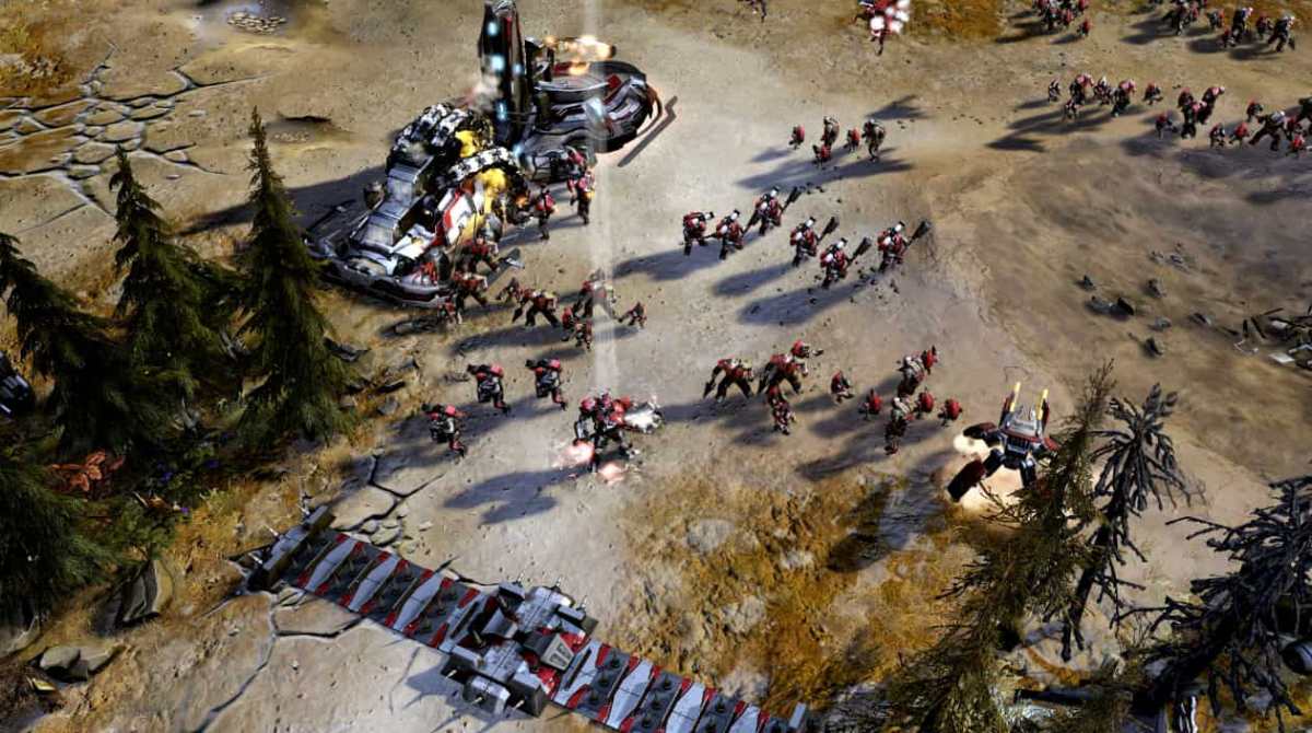 A scene from Halo Wars