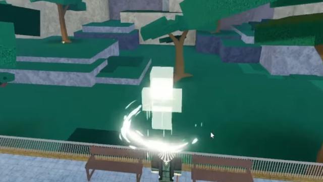The player becoming a Soul Reaper in Roblox Type Soul.