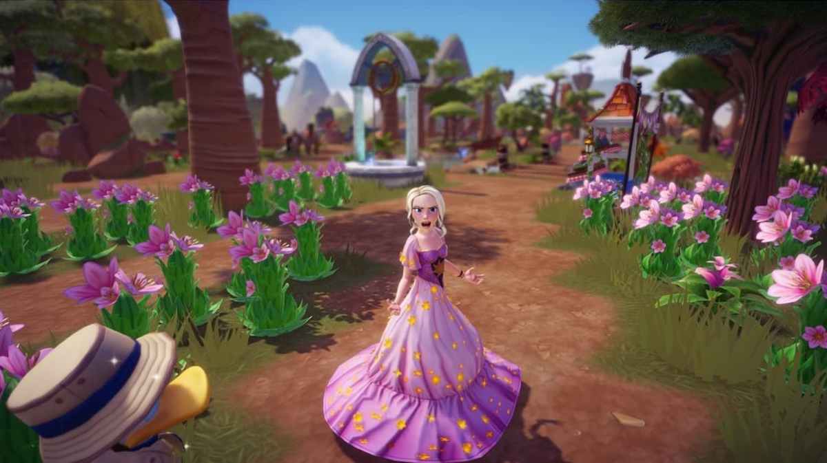 Pink Houseleeks are growing all over the Sunlit Plateau in Disney Dreamlight Valley