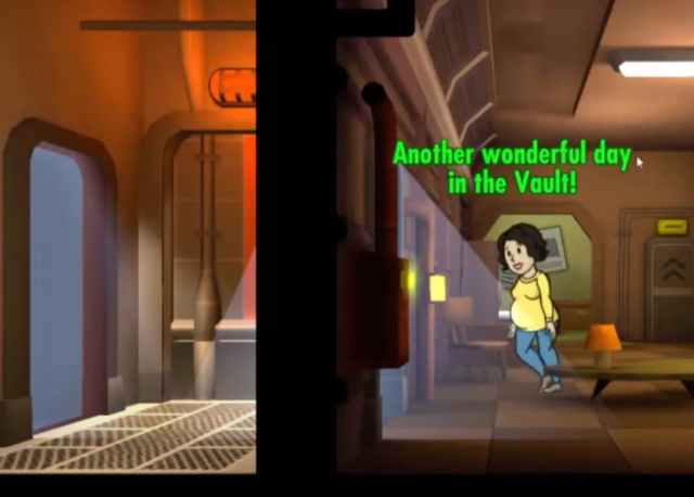 A pregnant Dweller in Fallout Shelter.
