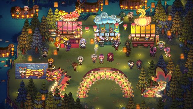 a chinese dragon themed event in sun haven