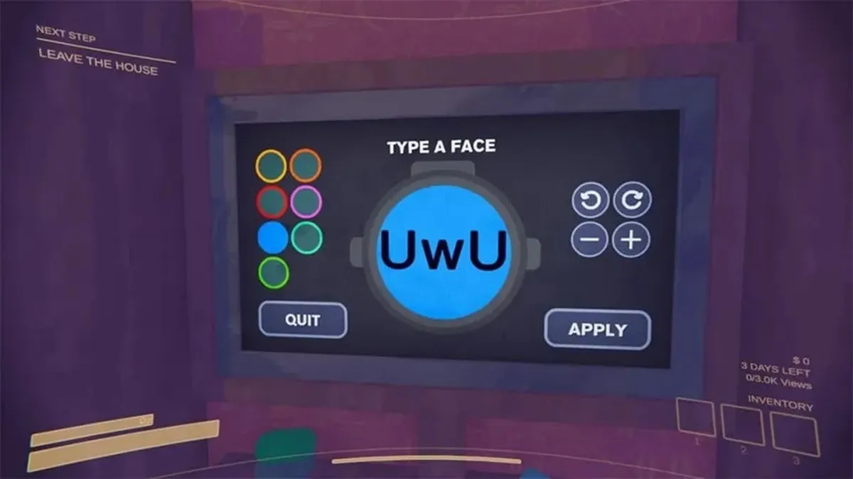 The UwU face in Content Warning.