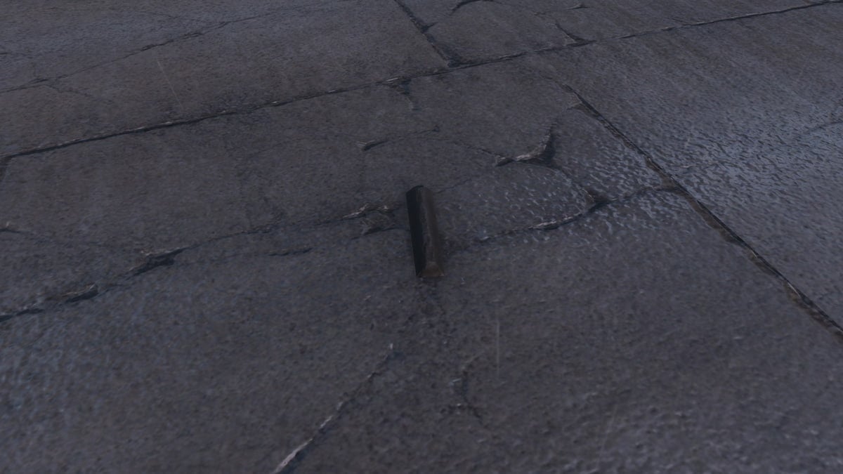 Aluminum bar on the ground in Fallout 4
