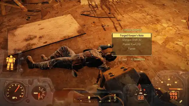 Forged Keeper dead in Fallout 4