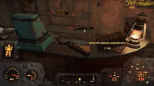Rapid Pipe Grenade Launcher Rifle in Fallout 4