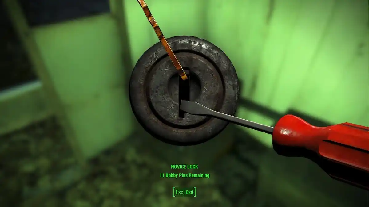 Picking a lock in Fallout 4