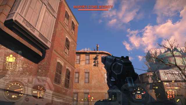 Marvin's Store Security on the roof in Fallout 4