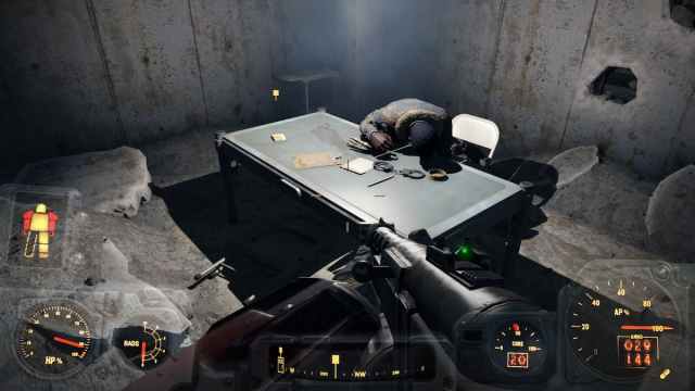 Connie's corpse in BADTLF office