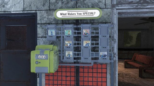 Punch card machine in Fallout 76.