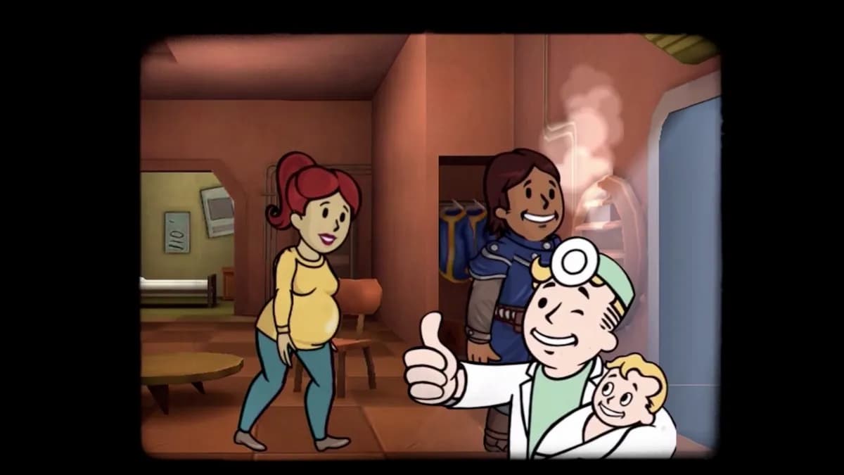 Making babies in Fallout Shelter.