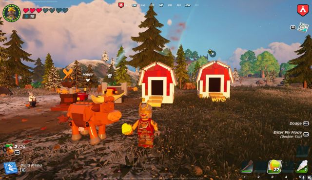 farming with new friends in lego fortnite