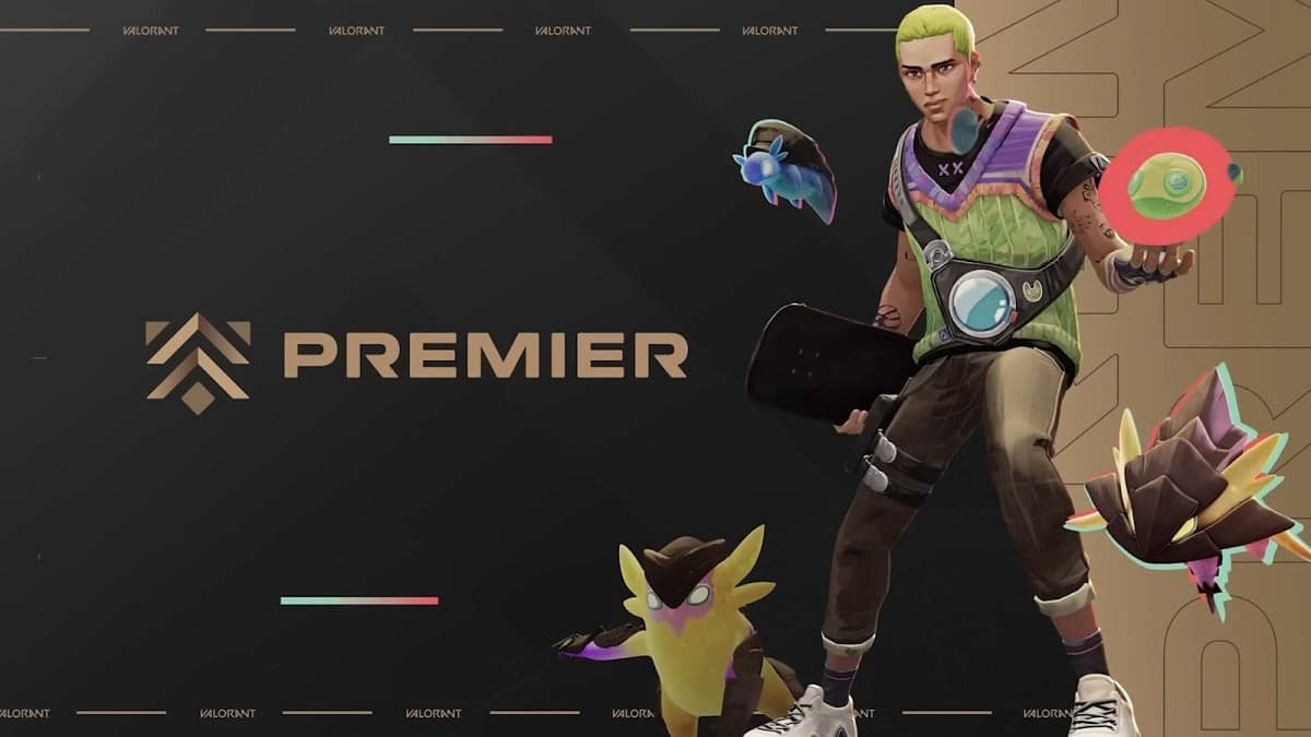 Gekko and his friends on an advertisement for VALORANT's Premier mode.