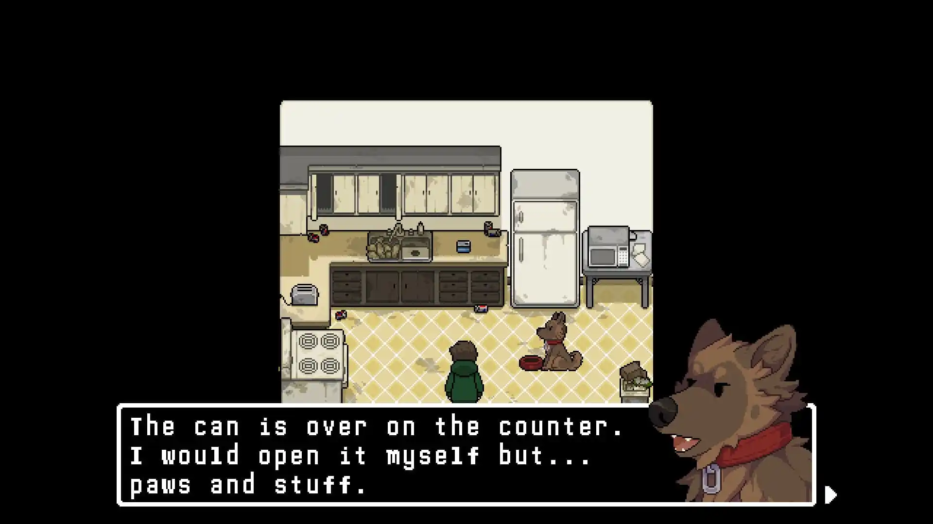 A screenshot from Heartbound by Pirate Software.