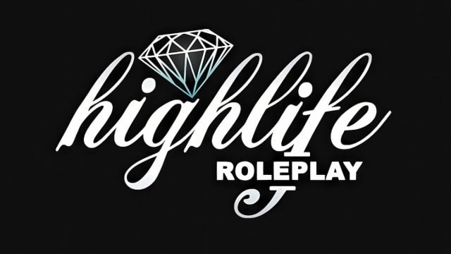 The HighLife RP logo in white on a black background.