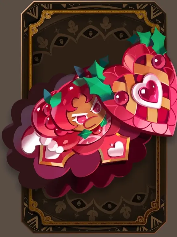 Hollyberry Cookie in Cookie Run Kingom.