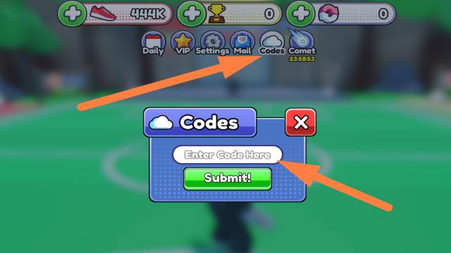 How to redeem codes in Head Soccer Simulator