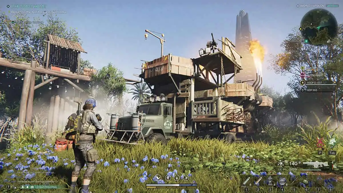 Once Human base building gameplay screenshot