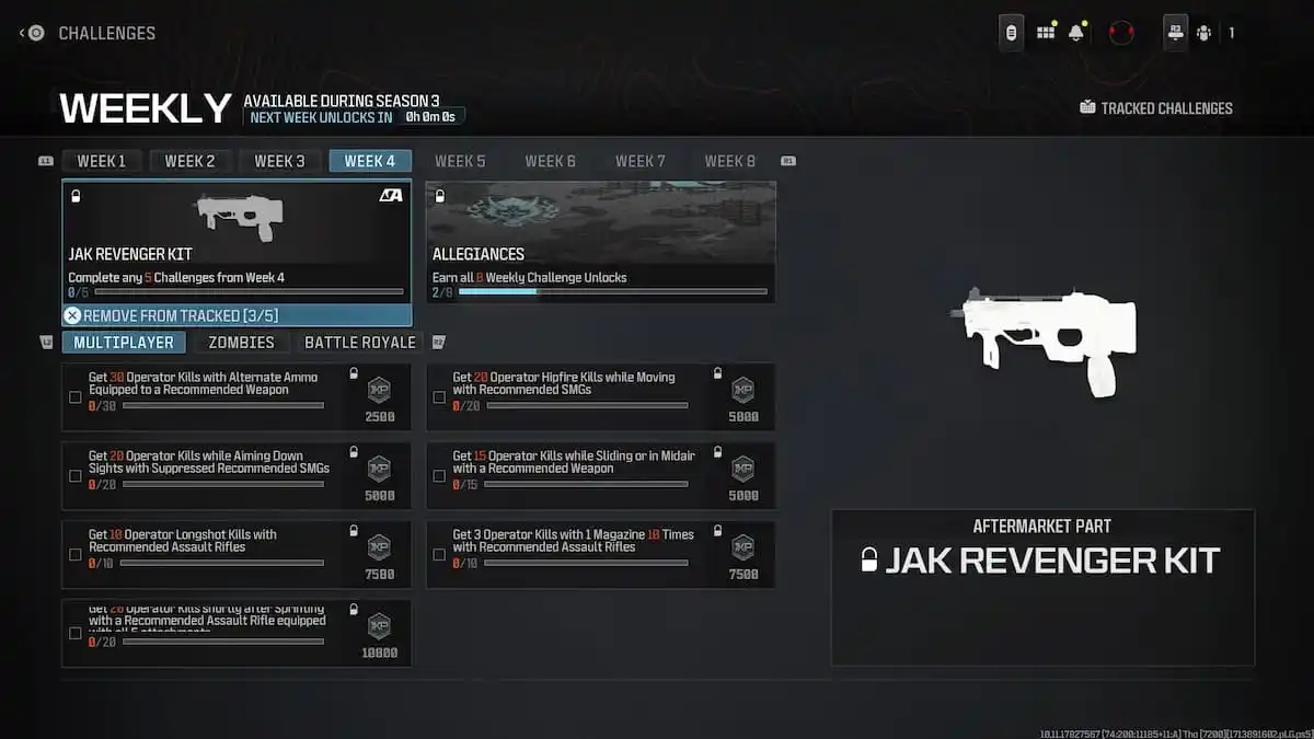 Cómo desbloquear el kit JAK Revenger en MW3 y Warzone