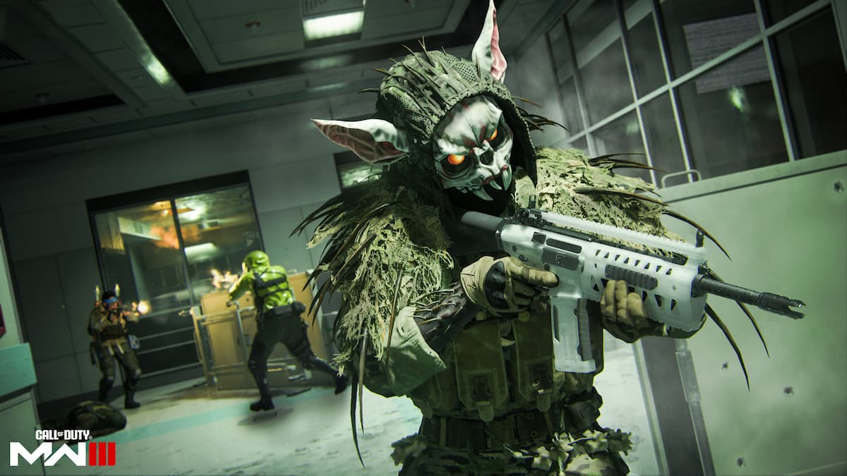 A scary-looking operator in COD MW3