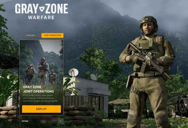 Gray Zone Warfare main menu screenshot