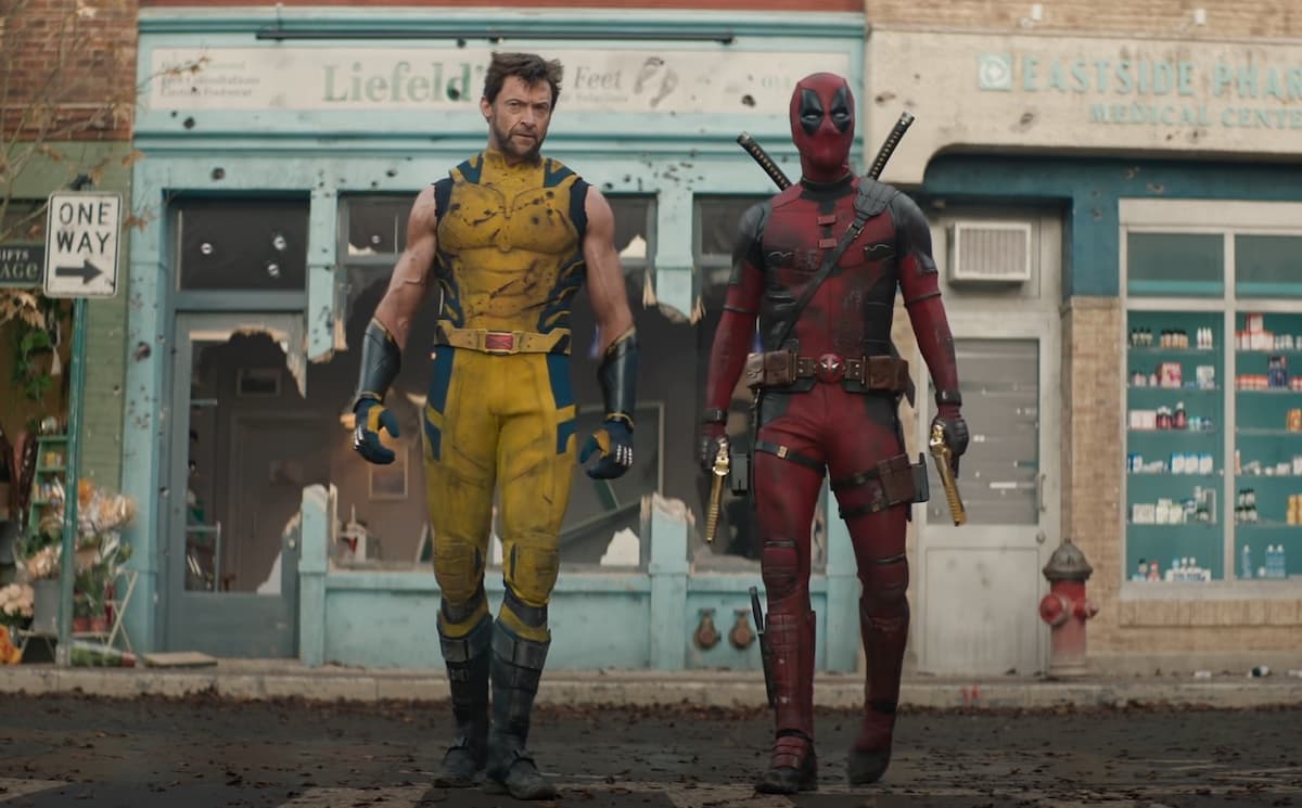 Deadpool and Wolverine from the movie trailer