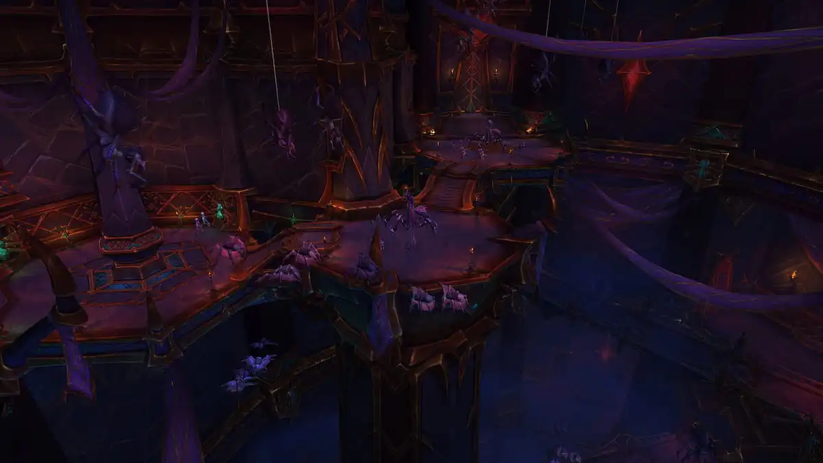 The Nerub'ar Palace raid overhead view in WoW The War Within