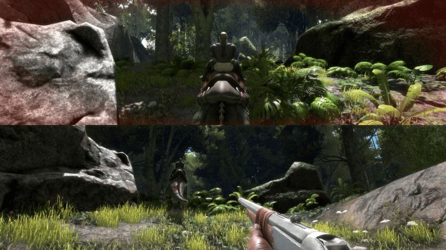 Split-screen mode in Ark: Survival Ascended