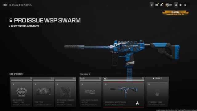 A special WSP Swarm blueprint in Warzone Ranked season 3